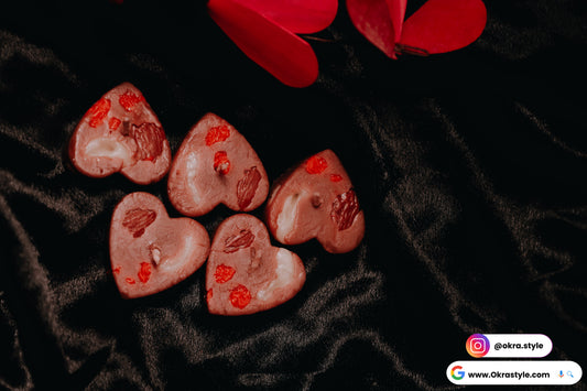 dry fruit & nut chocolate candle