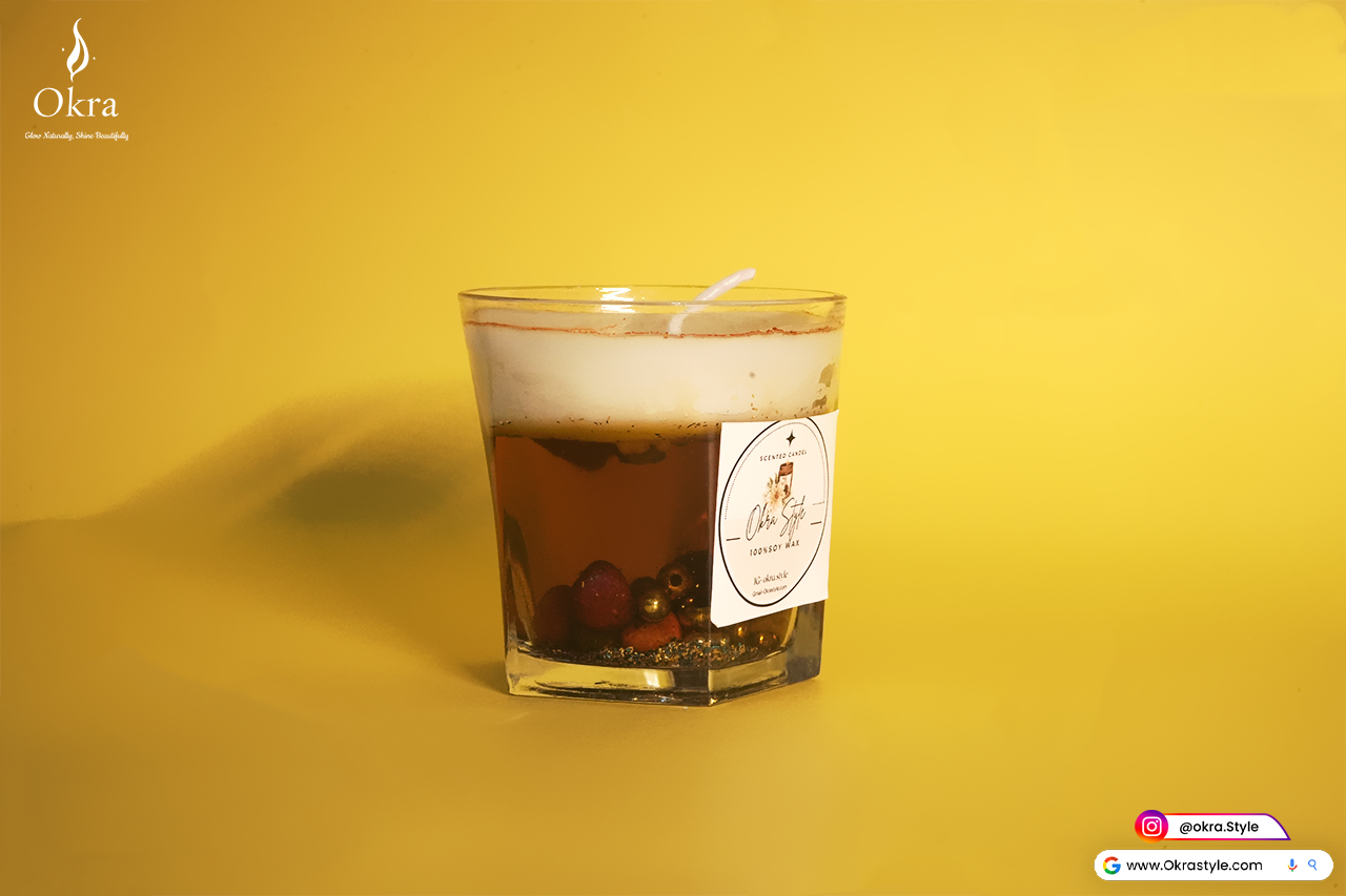 Wine Shell Water Candle