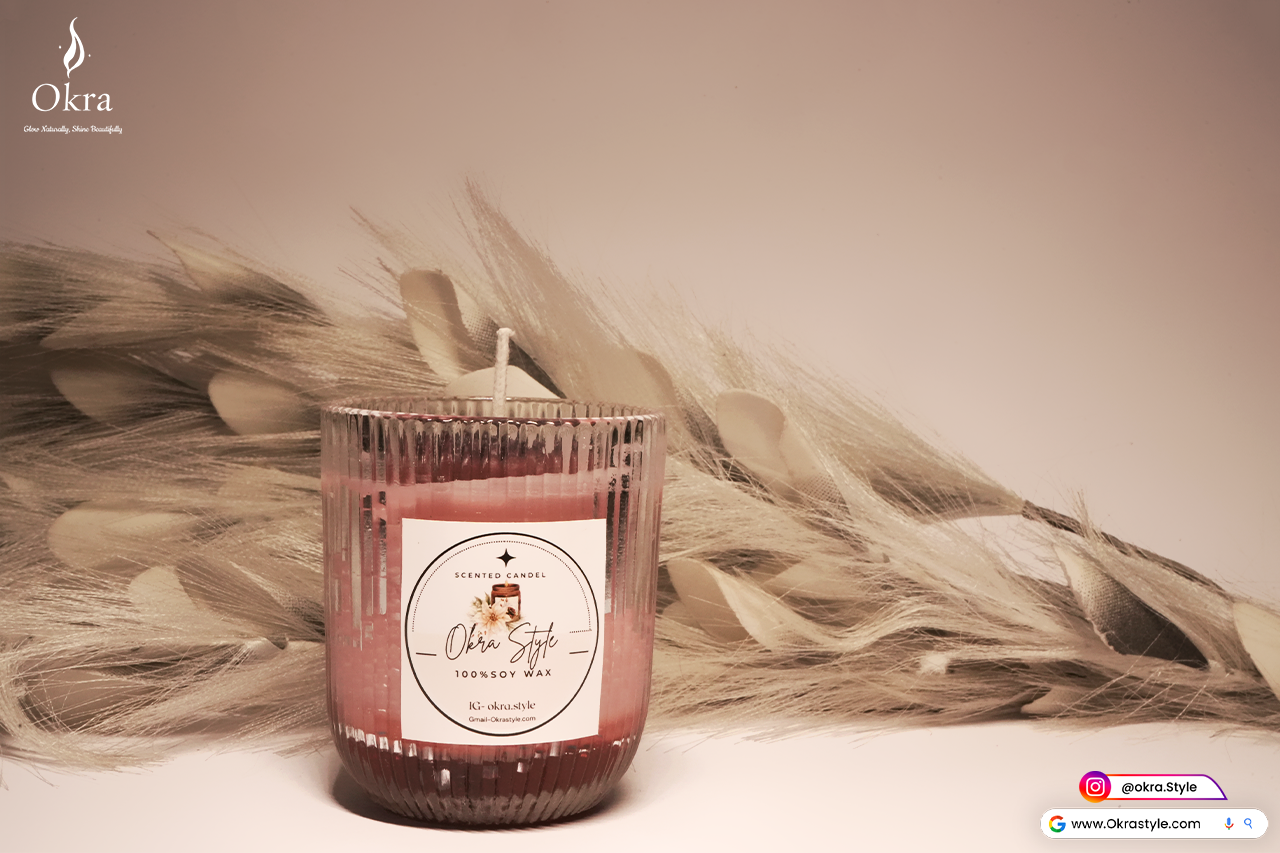 Peachy Roses candle
