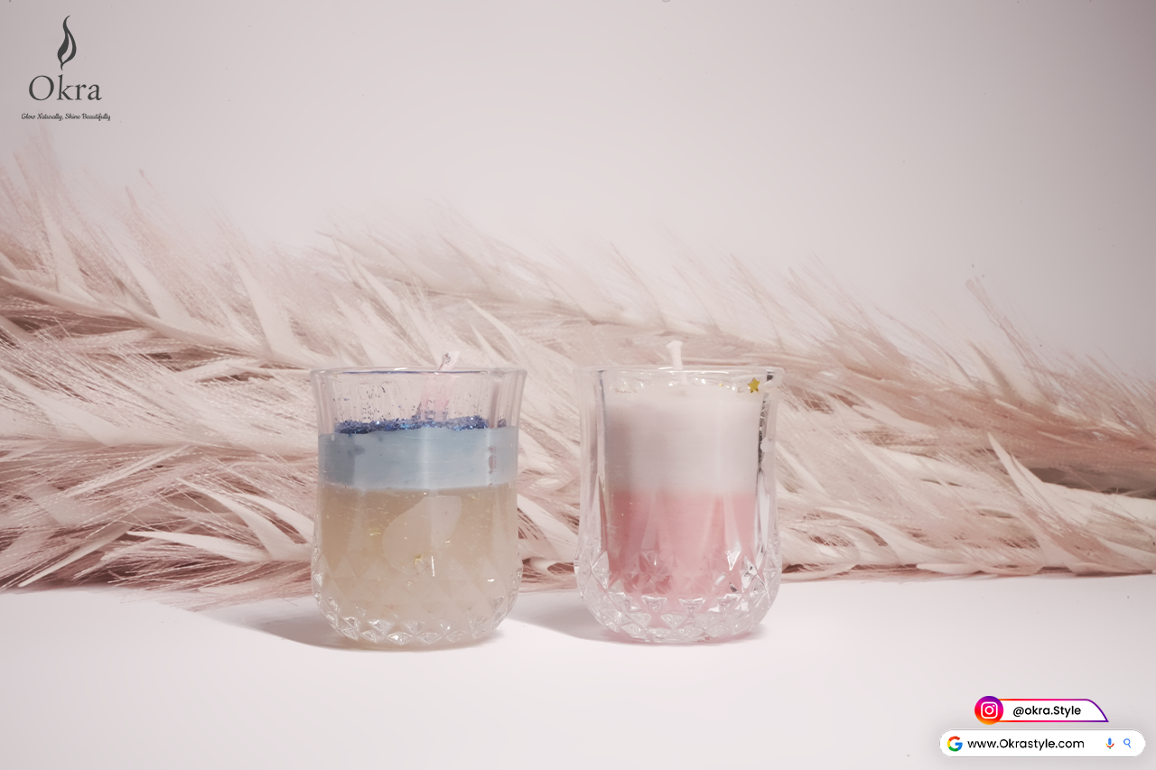 Double colour candle