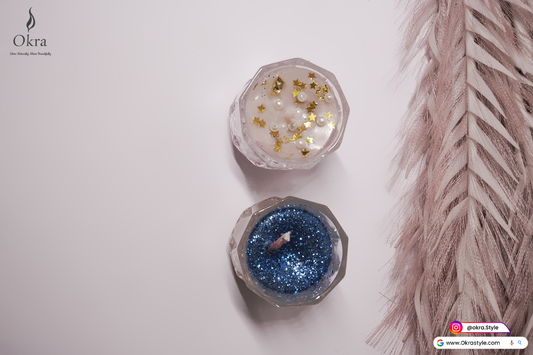 Double colour candle