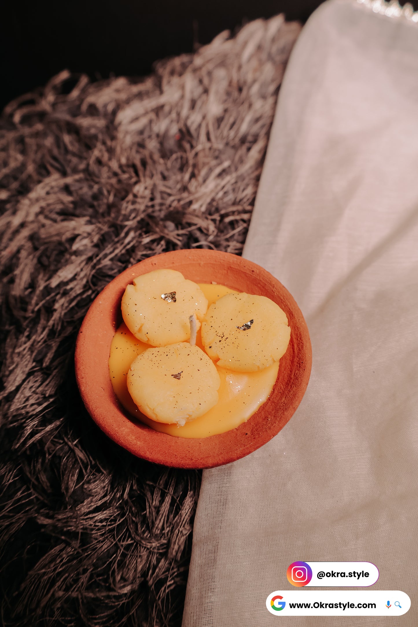 Rasmalai Candle