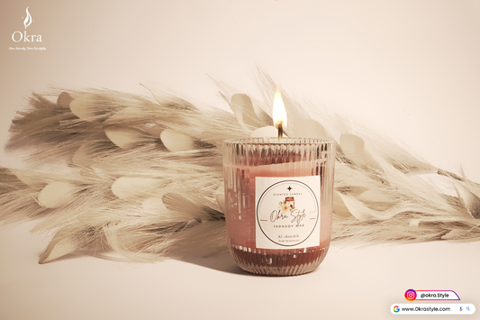 Peachy Roses candle