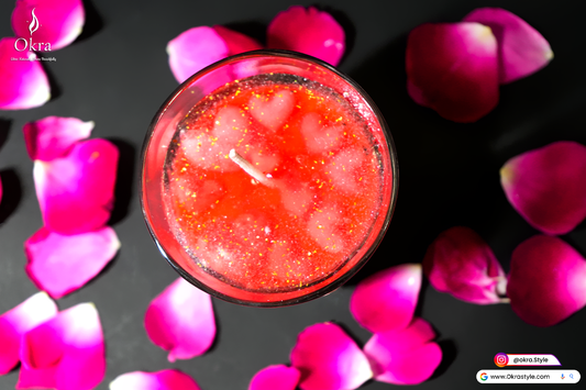 Little heart candle